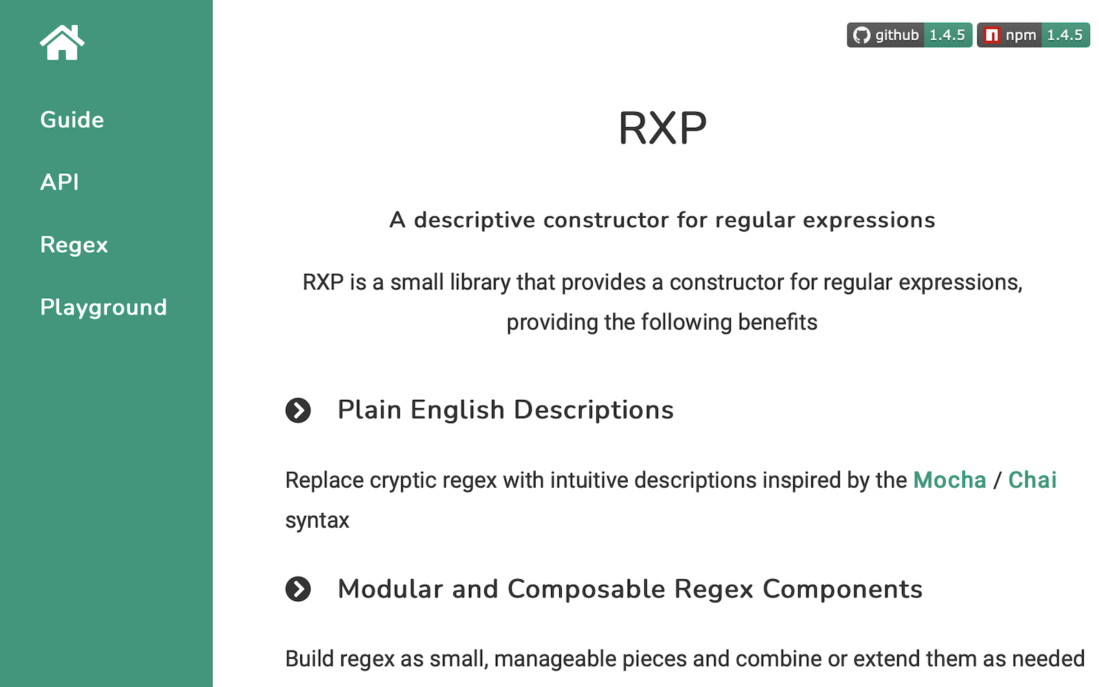 RXP homepage